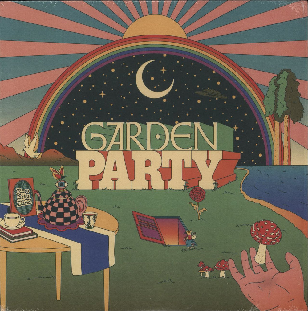 Rose City Band Garden Party - Glow In The Dark Vinyl US vinyl LP album (LP record) THRILL588