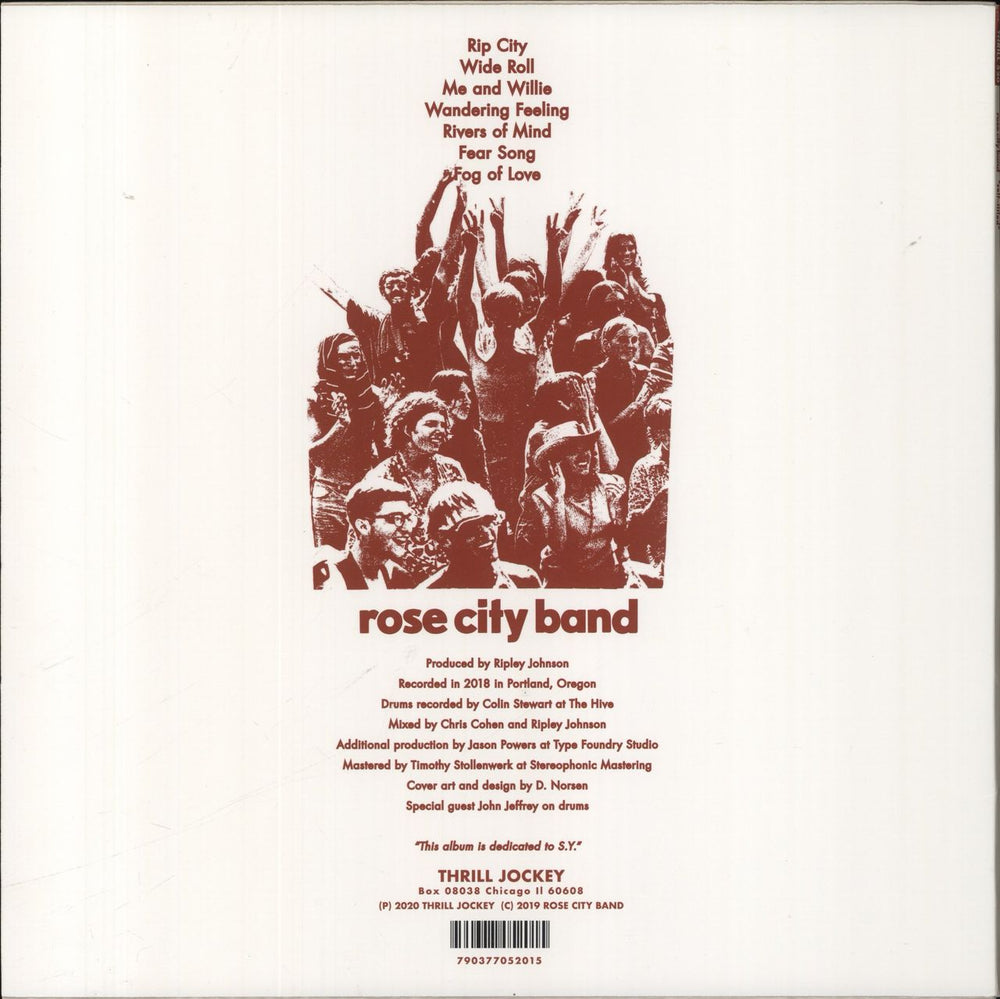 Rose City Band Rose City Band - Clear Vinyl US vinyl LP album (LP record) 790377052015