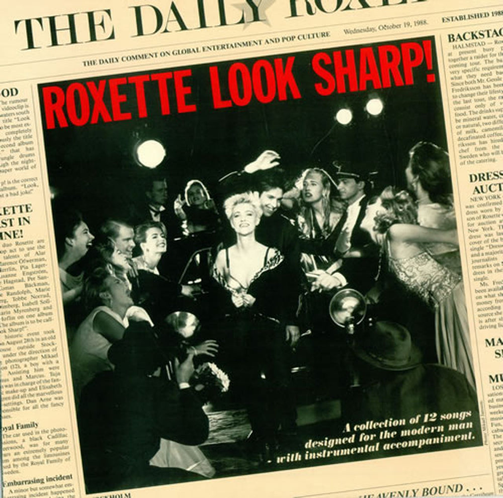 Roxette Look Sharp! UK vinyl LP album (LP record) EMC3557