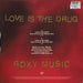 Roxy Music Love Is The Drug - Promo Stickered UK Promo 12" vinyl single (12 inch record / Maxi-single) 724389349467