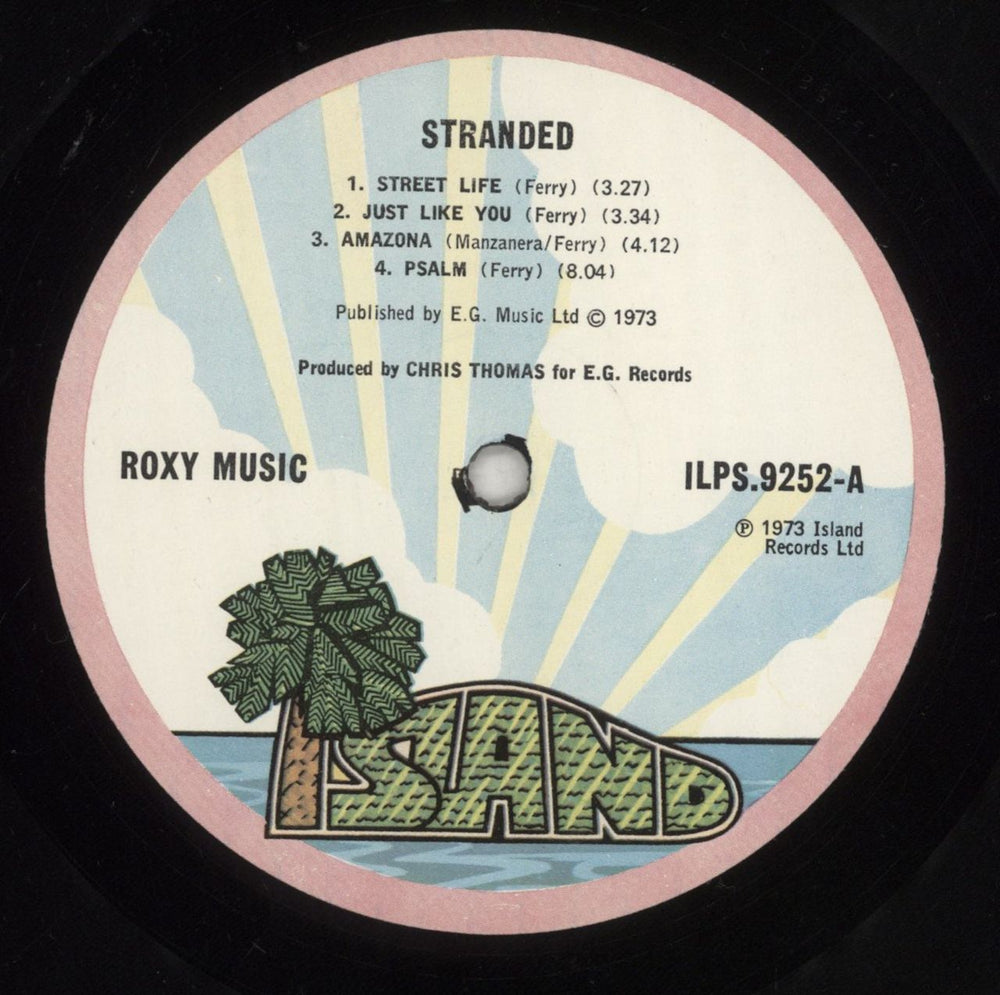 Roxy Music Stranded - EX UK vinyl LP album (LP record) RXYLPST446082