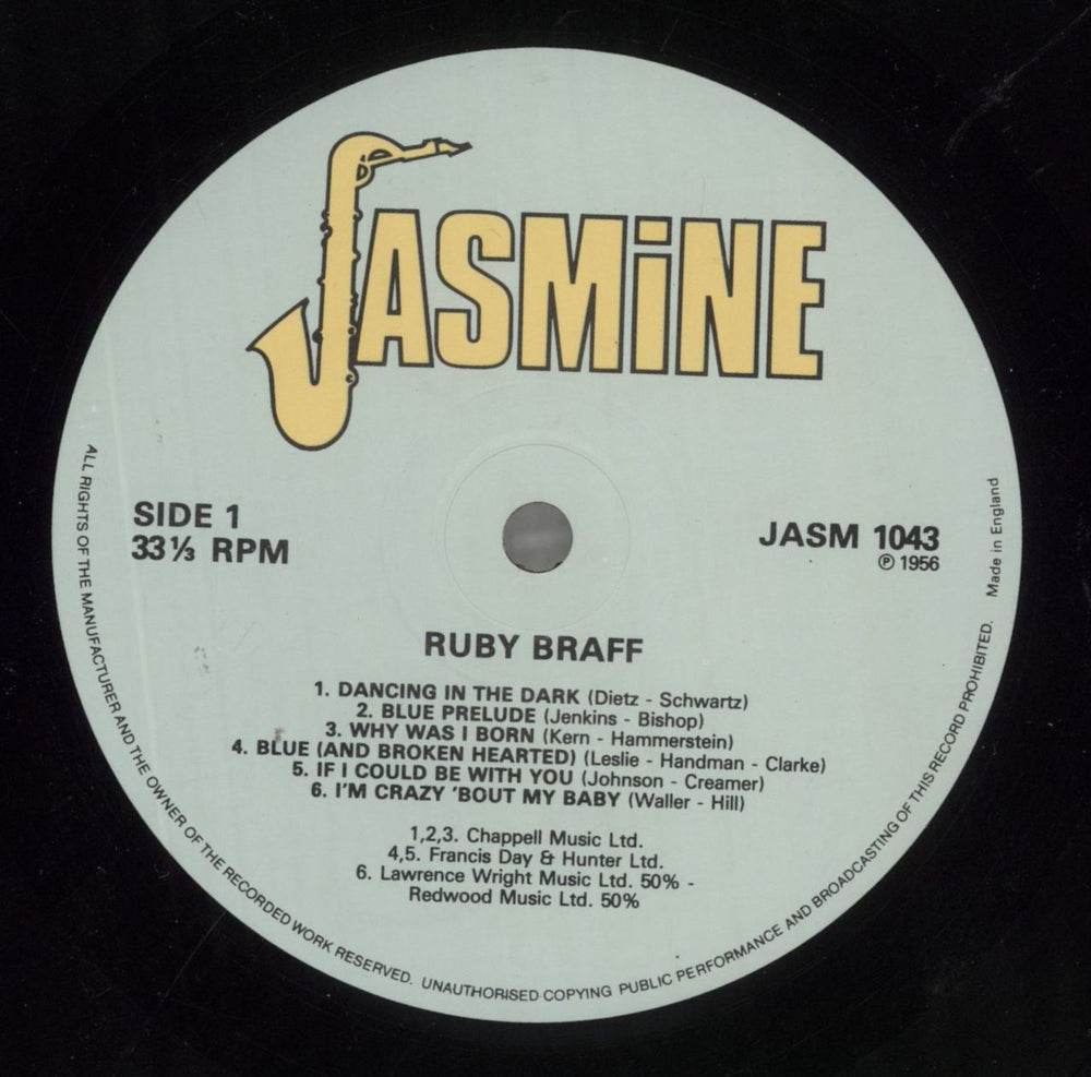 Ruby Braff Ruby Braff UK vinyl LP album (LP record) R/BLPRU492834