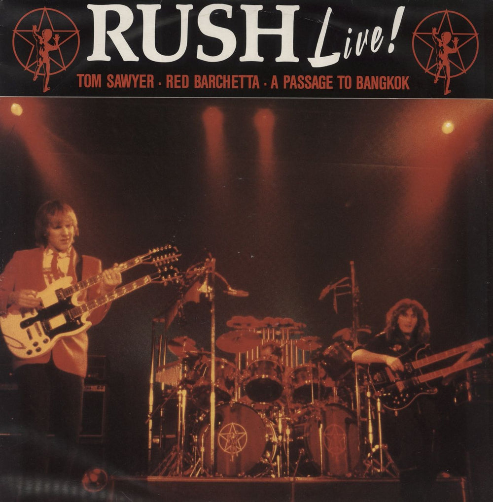 Rush Live! E.P UK 12" vinyl single (12 inch record / Maxi-single) EXIT12