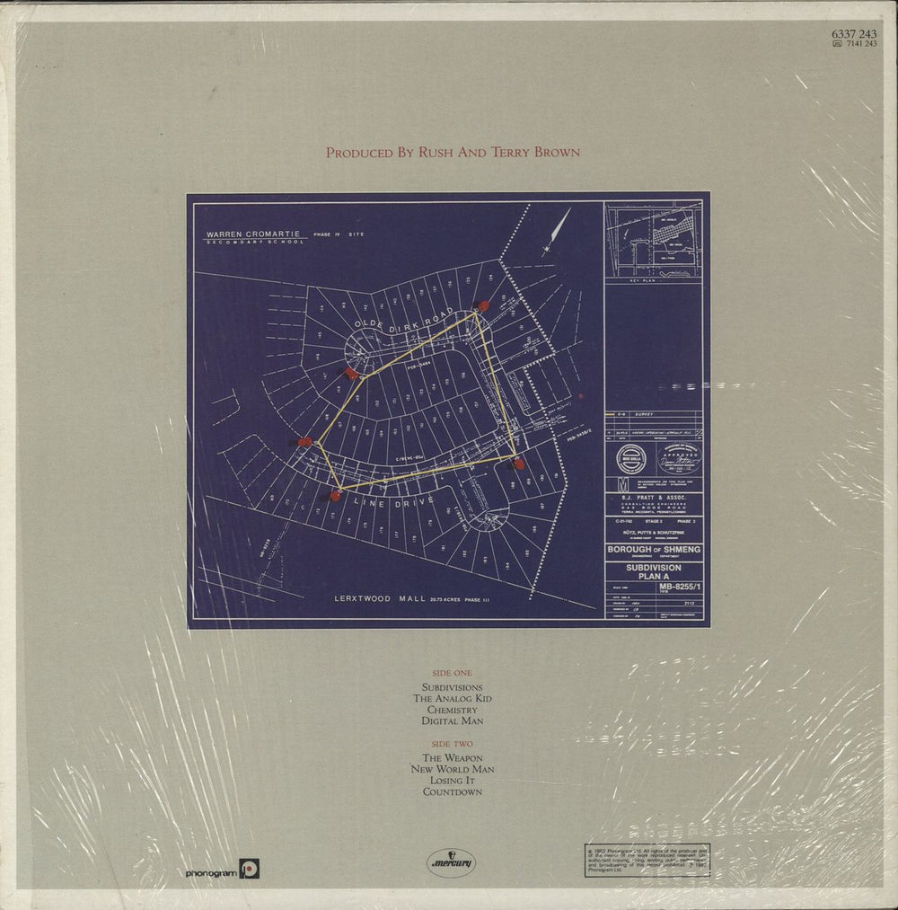 Rush Signals - 1st - Shrink UK vinyl LP album (LP record)