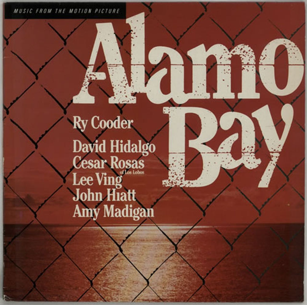 Ry Cooder Alamo Bay UK vinyl LP album (LP record) SLAP7