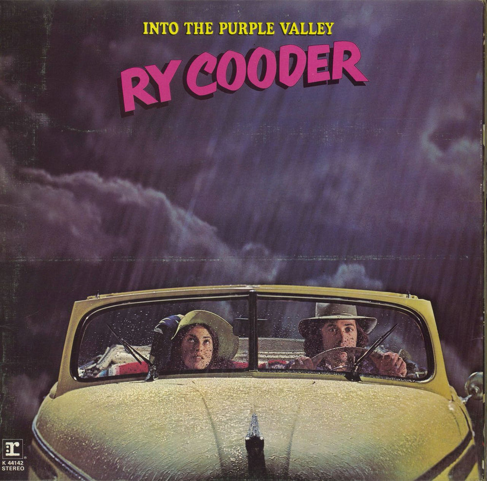 Ry Cooder Into The Purple Valley - 1st UK vinyl LP album (LP record) K44142