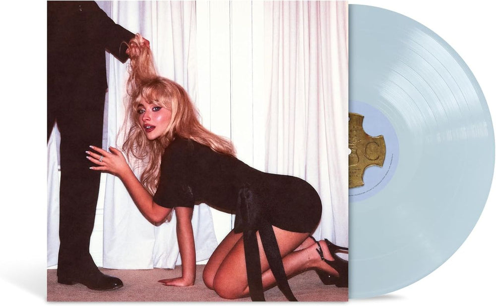 Sabrina Carpenter Man's Best Friend - Opaque Light Blue Vinyl - Sealed UK vinyl LP album (LP record) 7831661