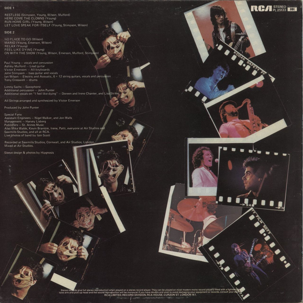 Sad Cafe Misplaced Ideals UK vinyl LP album (LP record)