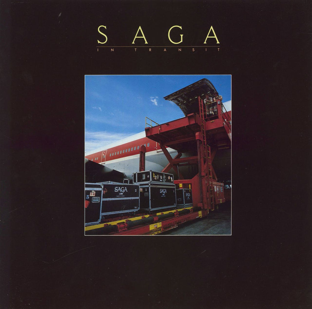 Saga In Transit Danish vinyl LP album (LP record) EL208160