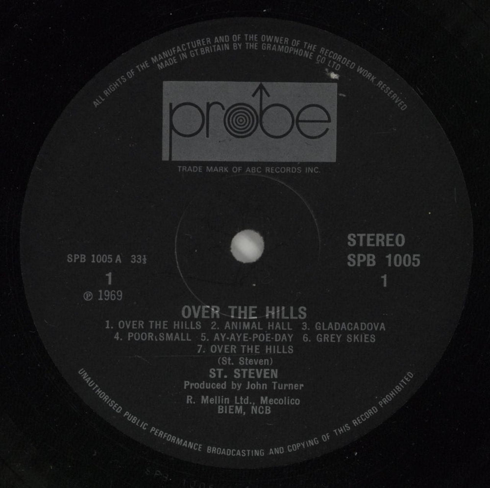 Saint Steven Saint Steven UK vinyl LP album (LP record) SV4LPSA872333