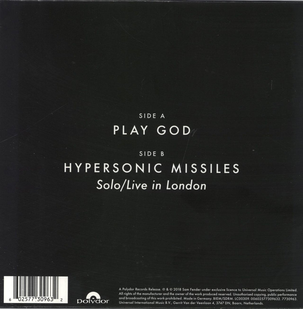 Sam Fender Self-Released Singles Bundle - Four UK 7" vinyl single (7 inch record / 45) FOUR SINGLES