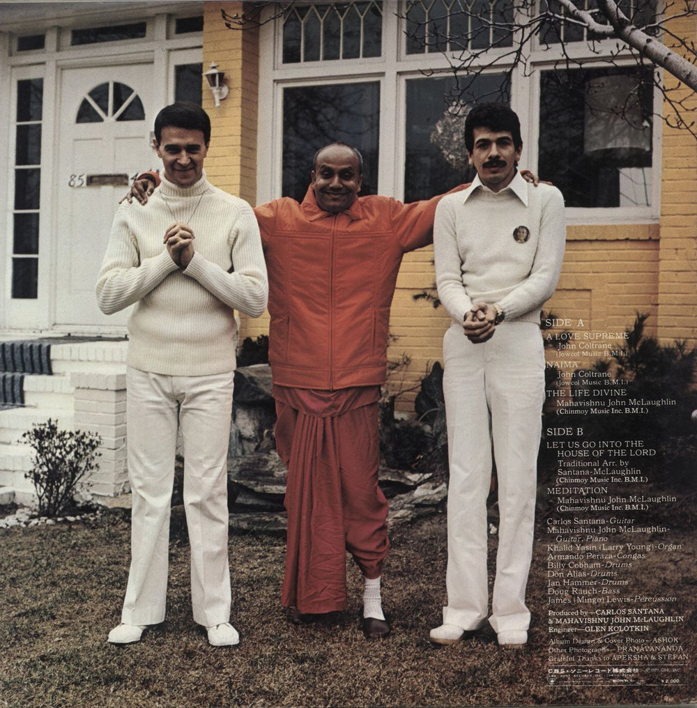 Santana Love Devotion Surrender Japanese vinyl LP album (LP record)