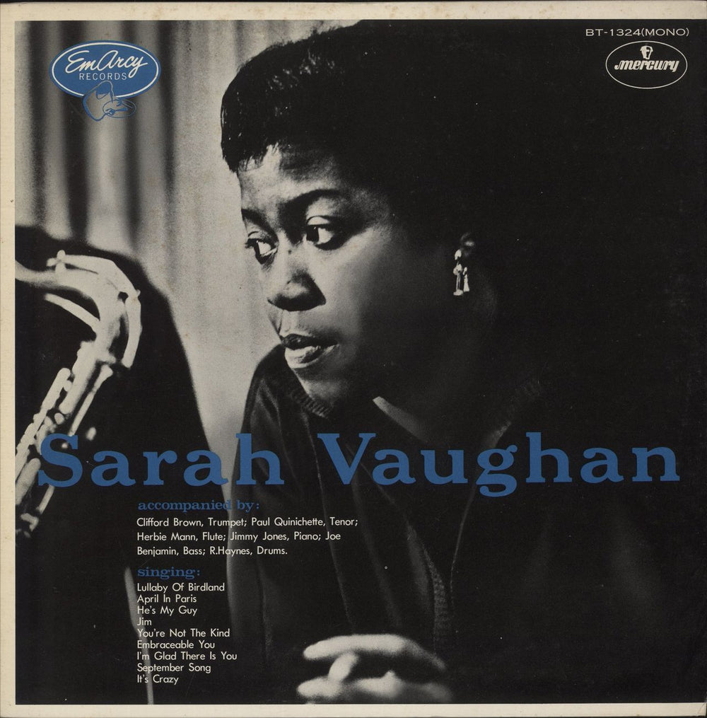 Sarah Vaughan Sarah Vaughan Japanese vinyl LP album (LP record) BT-1324