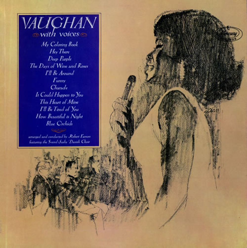 Sarah Vaughan Vaughan With Voices UK vinyl LP album (LP record) 20014MCL