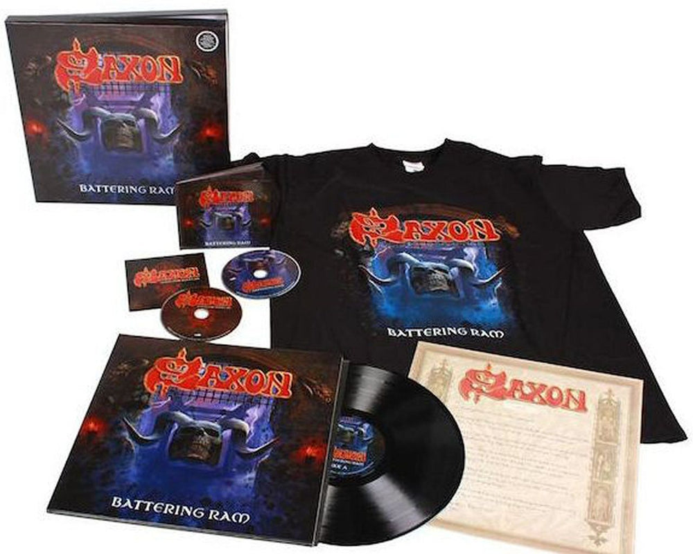 Saxon Battering Ram - Sealed UK Vinyl Box Set UDR037P75