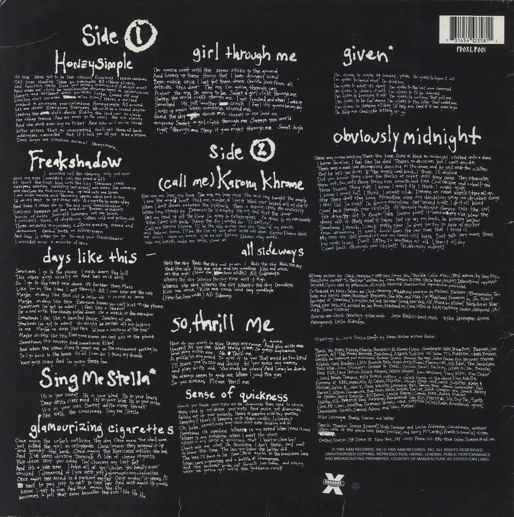 Scarce Deadsexy US vinyl LP album (LP record) 731454035811