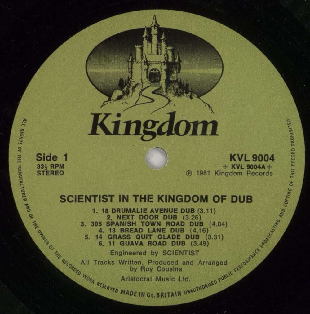 Scientist In The Kingdom Of Dub - EX UK vinyl LP album (LP record) S0YLPIN872280