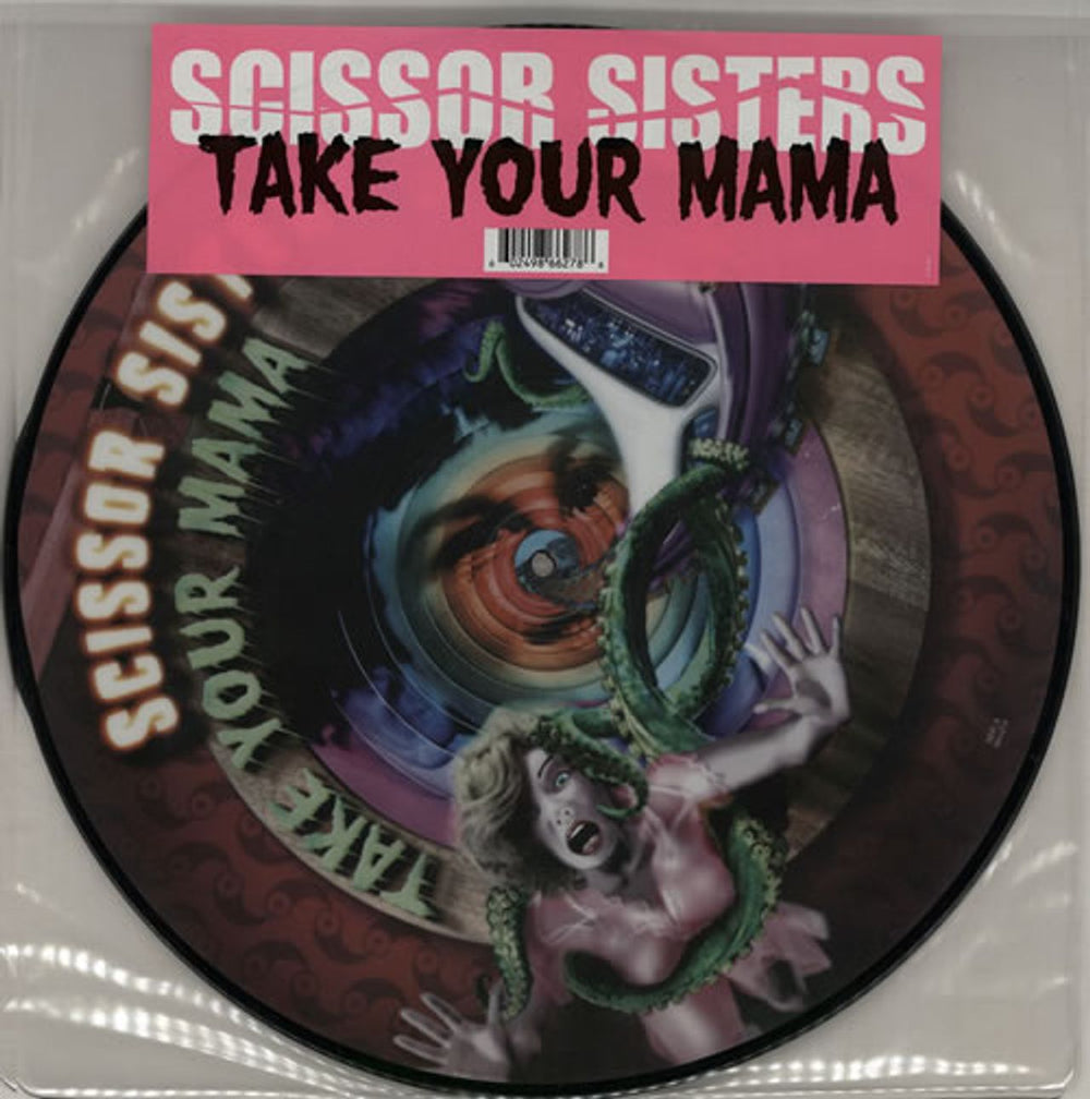 Scissor Sisters Take Your Mama UK 12" vinyl picture disc (12 inch picture record) 986627-8