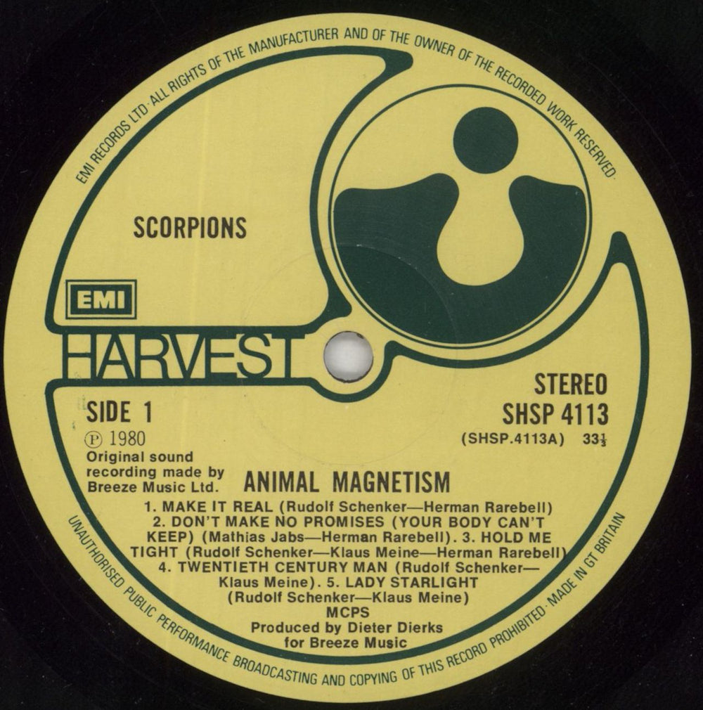 Scorpions Animal Magnetism - 1st + open shrink - EX UK vinyl LP album (LP record) SCOLPAN849227