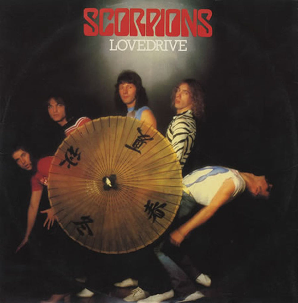 Scorpions Lovedrive - Red Vinyl UK 12" vinyl single (12 inch record / Maxi-single) 12HAR5188