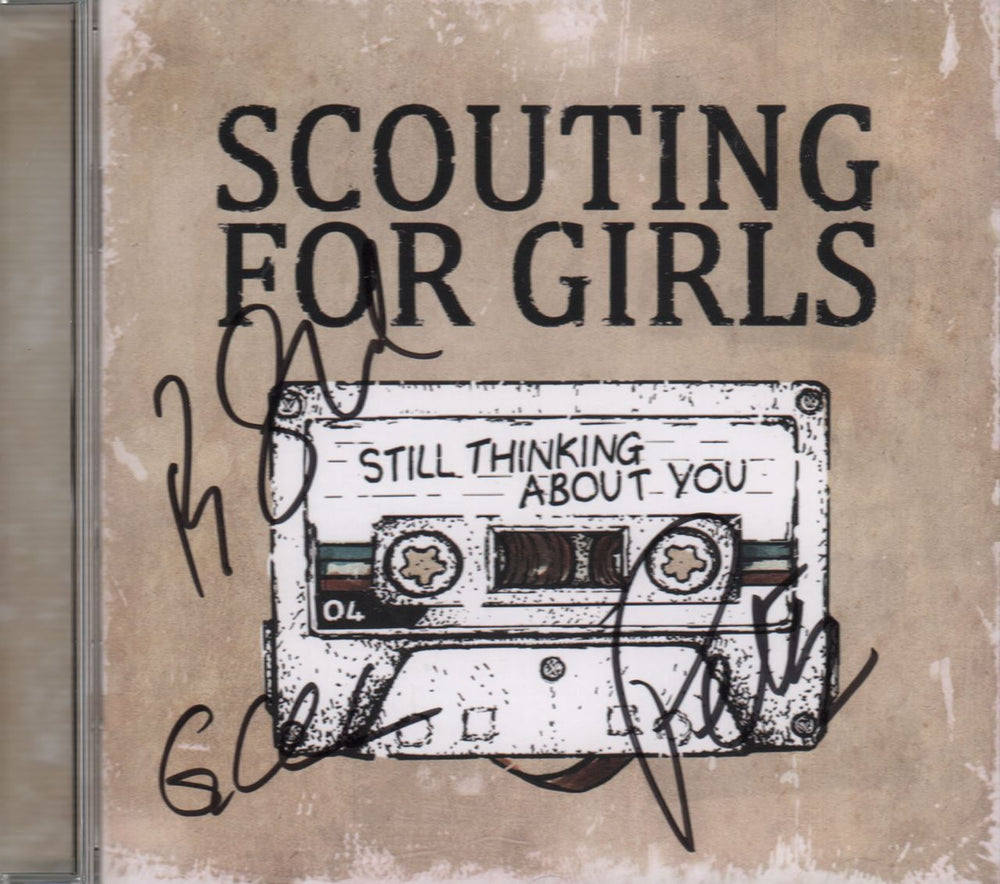 Scouting For Girls Still Thinking About You - Autographed UK CD album (CDLP) 0825646029099