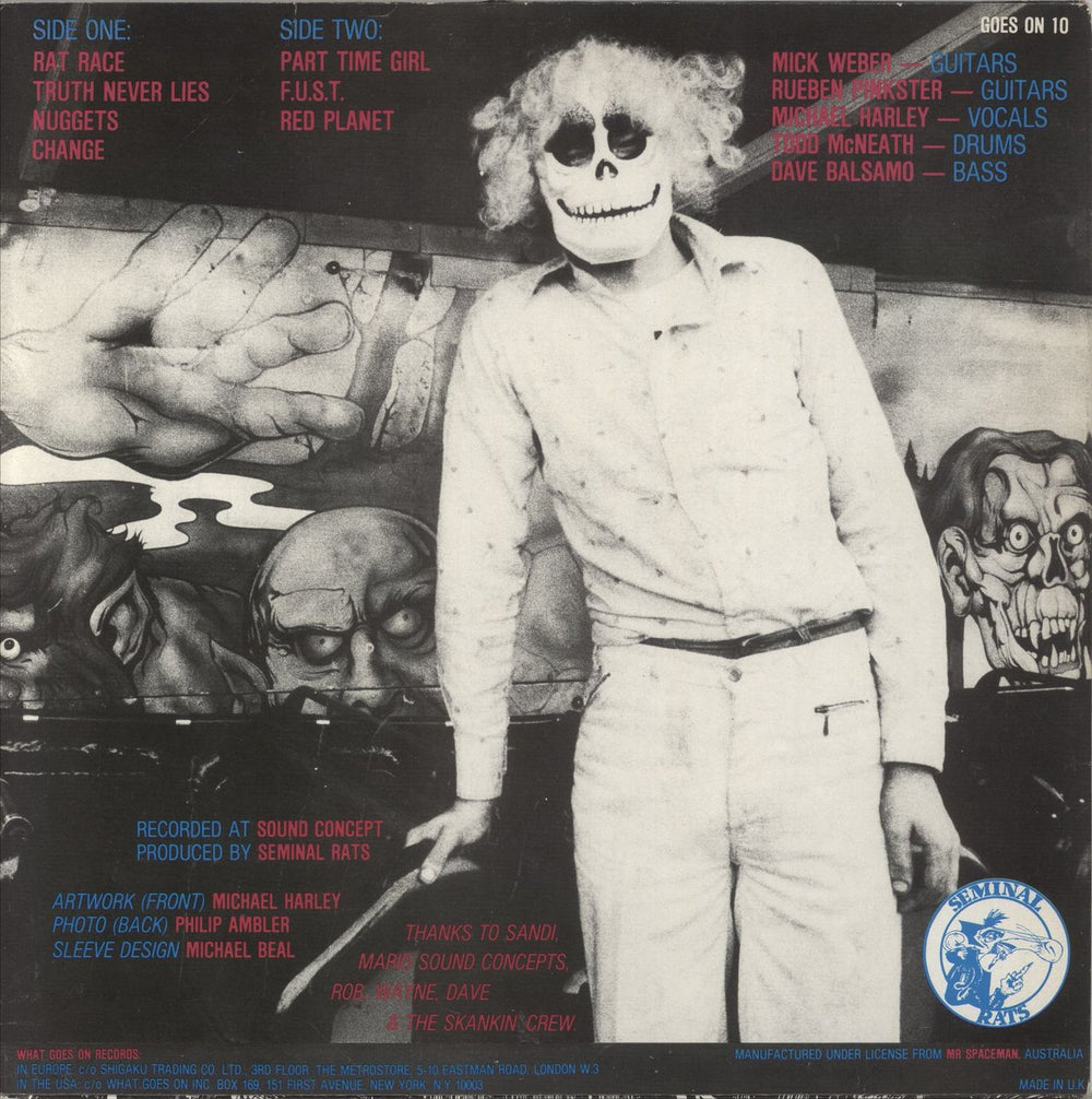 Seminal Rats Omnipotent US vinyl LP album (LP record)