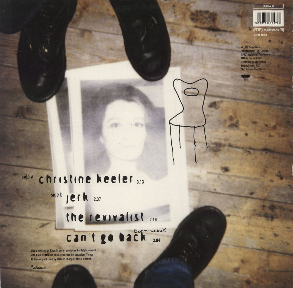 Senseless Things Christine Keeler UK 12" vinyl single (12 inch record / Maxi-single) 5099766095769