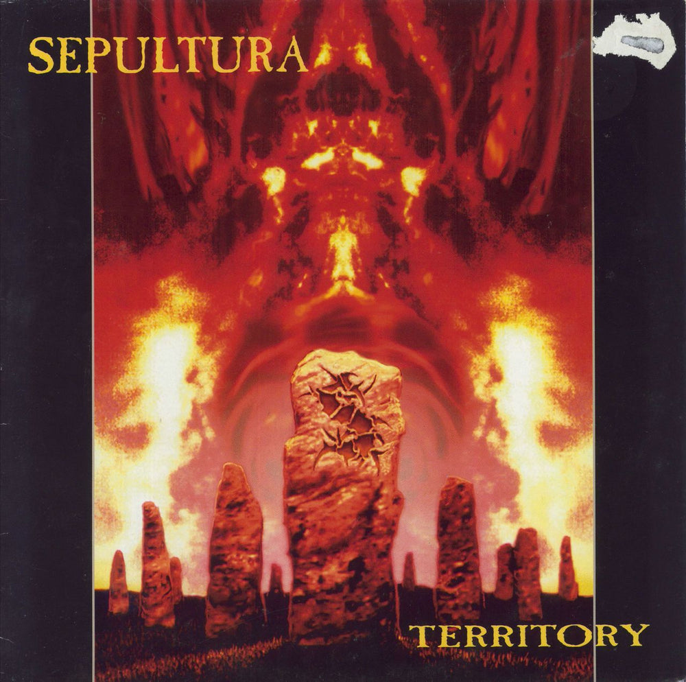 Sepultura Territory UK 12" vinyl single (12 inch record / Maxi-single) RR2382-6