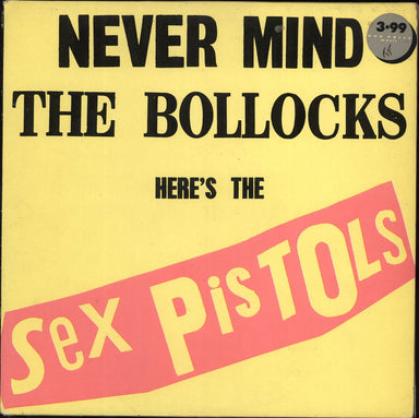 Sex Pistols Never Mind The Bollocks - Grey labels - EX UK vinyl LP album (LP record) OVED136