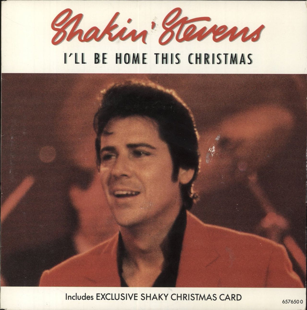 Shakin' Stevens I'll Be Home This Christmas + Card Dutch 7" vinyl single (7 inch record / 45) 6576500