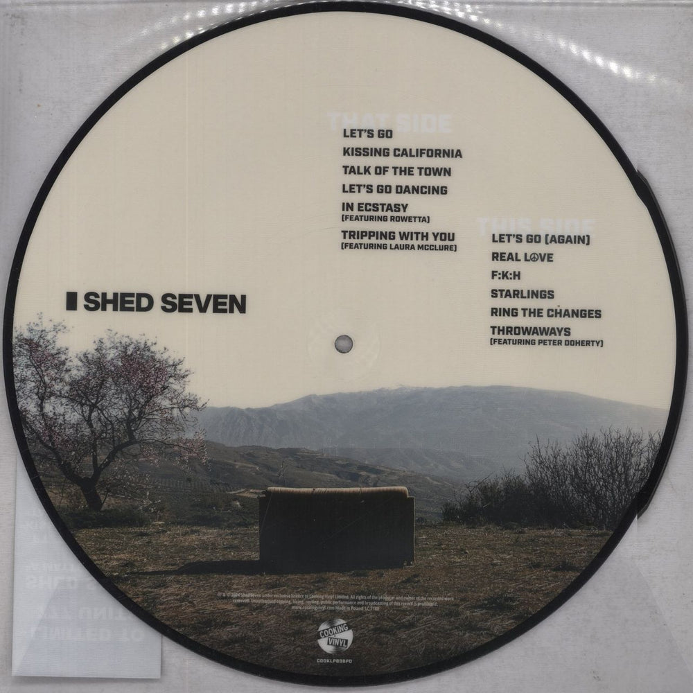 Shed Seven A Matter Of Time - Picture Disc + Autographed Print UK picture disc LP (vinyl picture disc album) 711297395884