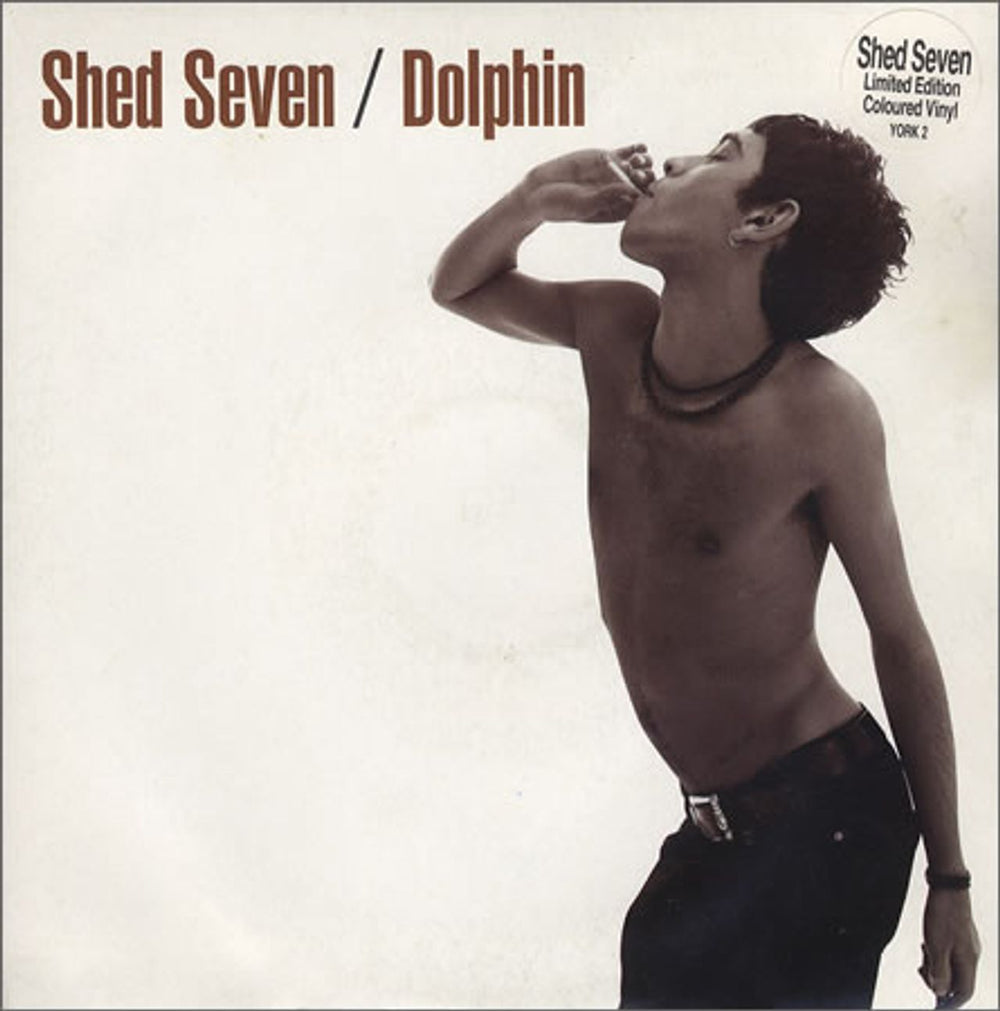 Shed Seven Dolphin - Purple Vinyl + Stickered sleeve UK 7" vinyl single (7 inch record / 45) YORK2