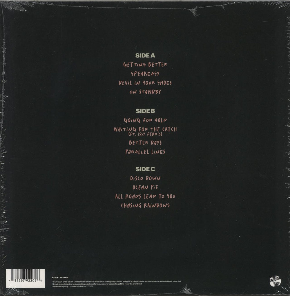 Shed Seven Liquid Gold - Green Vinyl + Autographed Sleeve UK 2-LP vinyl record set (Double LP Album) 711297922059