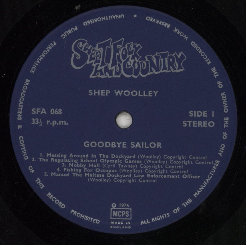 Shep Woolley Good Bye Sailor UK 2-LP vinyl record set (Double LP Album) YMK2LGO855316