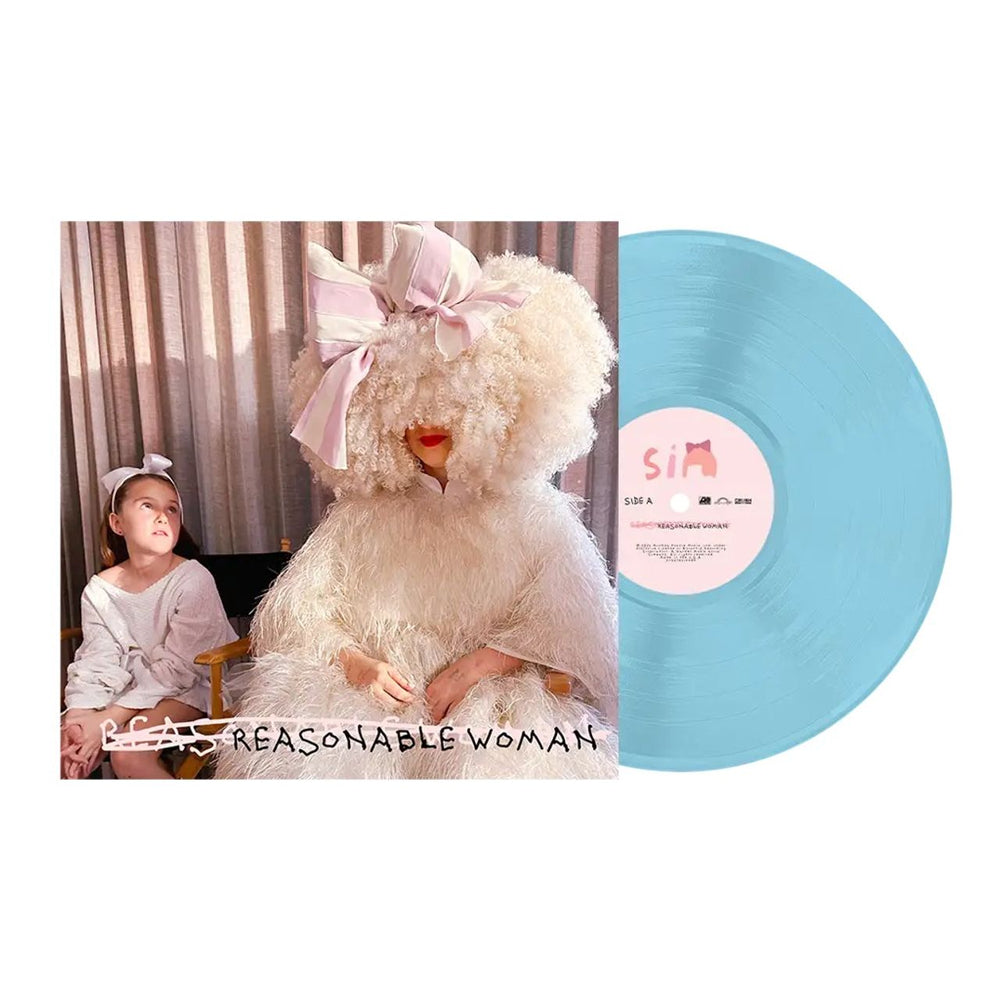 Sia Reasonable Woman - Incredible Baby Blue Vinyl - Sealed UK vinyl LP album (LP record) 075678610097