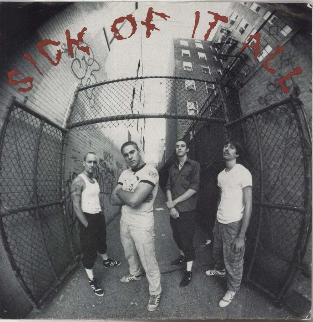Sick Of It All Sick Of It All - 4th US 7" vinyl single (7 inch record / 45) REVELATION:3