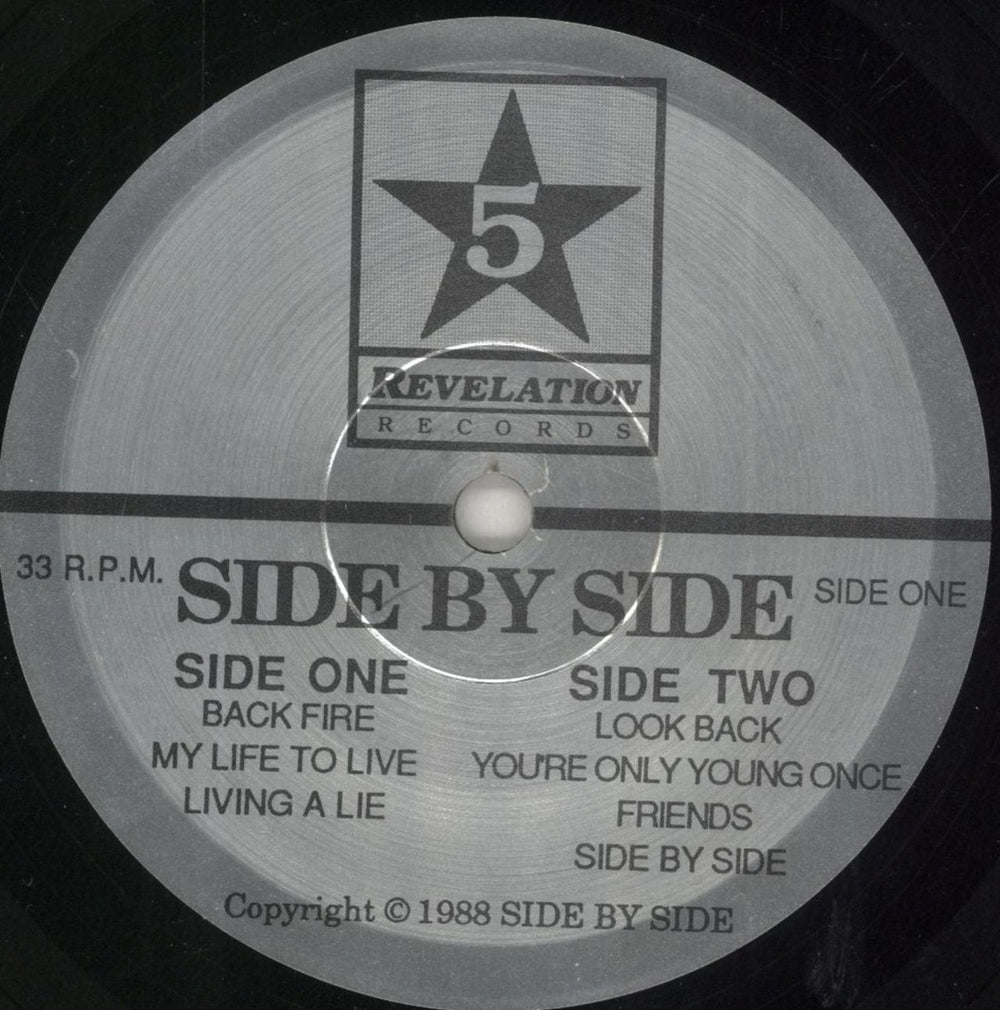 Side By Side You're Only Young Once... - 2nd US 7" vinyl single (7 inch record / 45) 8JX07YO851792