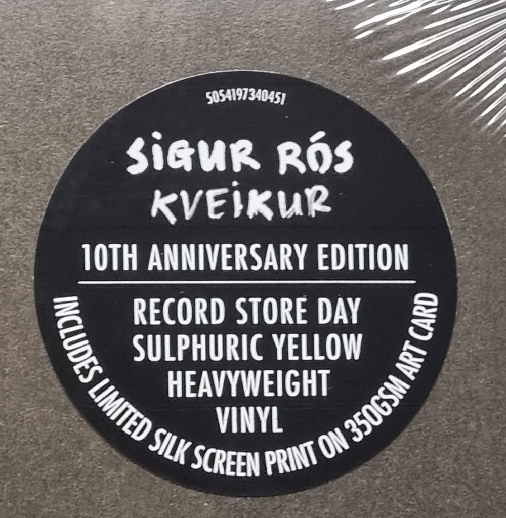 Sigur Ros Kveikur - Sulphuric Yellow Vinyl - RSD 2023 - Sealed UK 2-LP vinyl record set (Double LP Album) 5054197340451