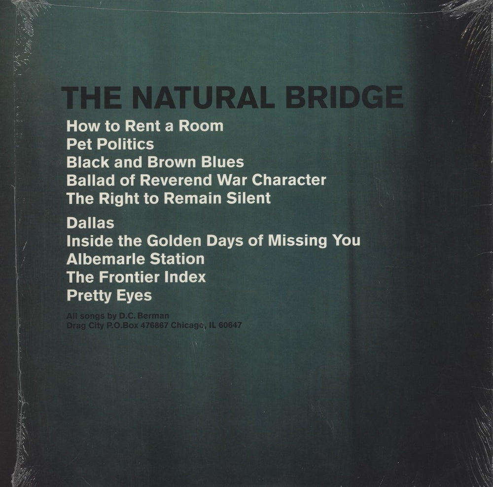 Silver Jews The Natural Bridge US vinyl LP album (LP record)