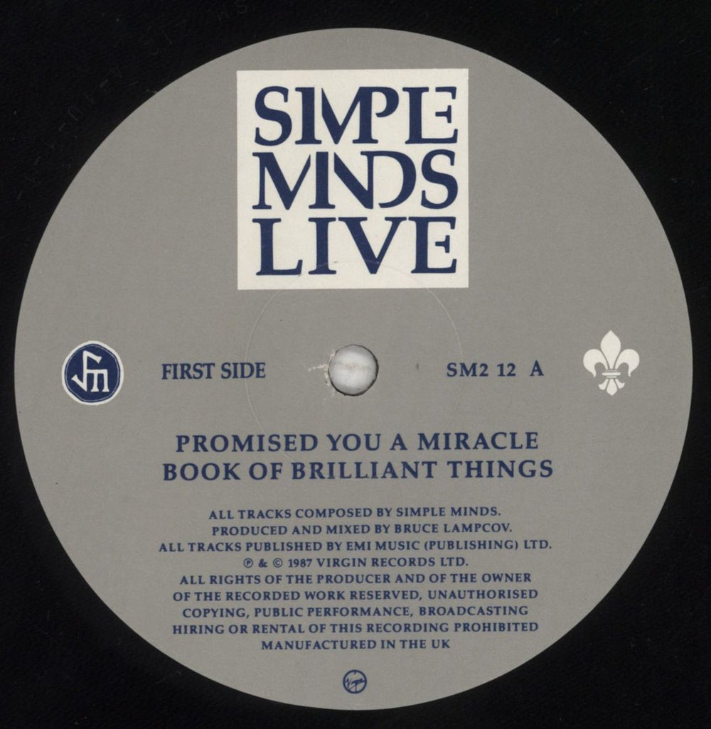 Simple Minds Promised You A Miracle UK 12" vinyl single (12 inch record / Maxi-single) SIM12PR83542