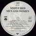 Simply Red Men And Women - Opened Shrink UK vinyl LP album (LP record) REDLPME848627