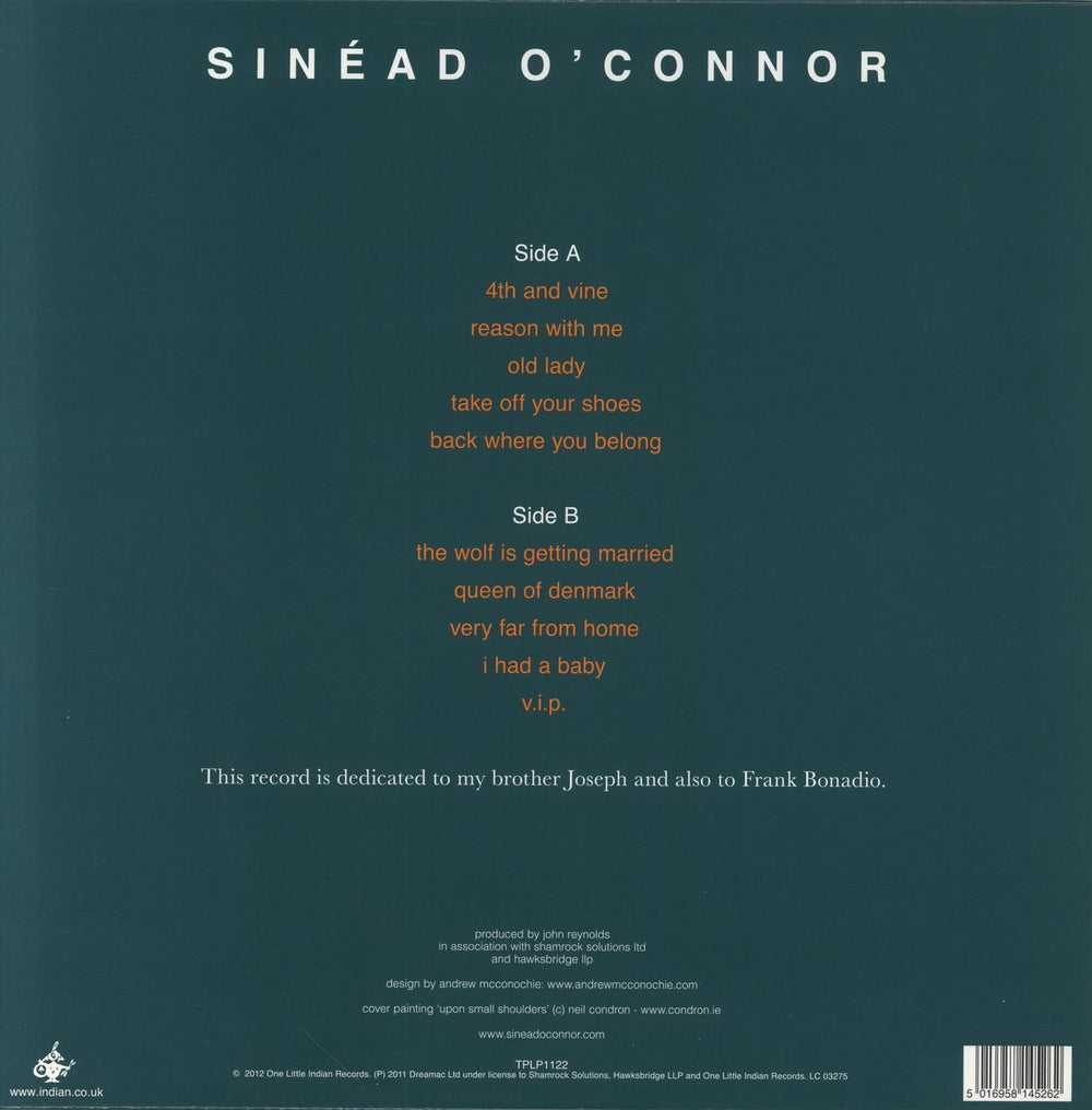 Sinead O'Connor How About I Be Me (And You Be You)? UK vinyl LP album (LP record) 5016958145262