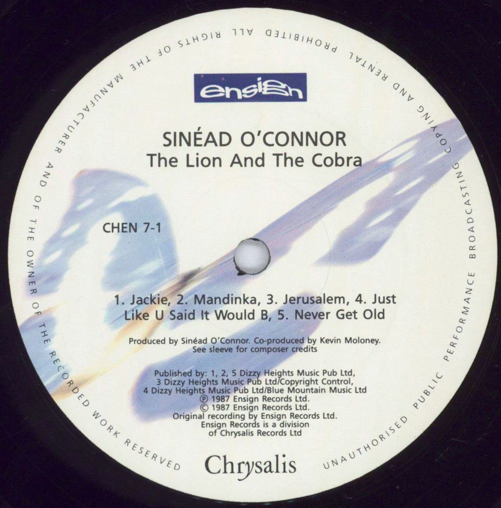 Sinead O'Connor The Lion And The Cobra - VG UK vinyl LP album (LP record) SINLPTH830534