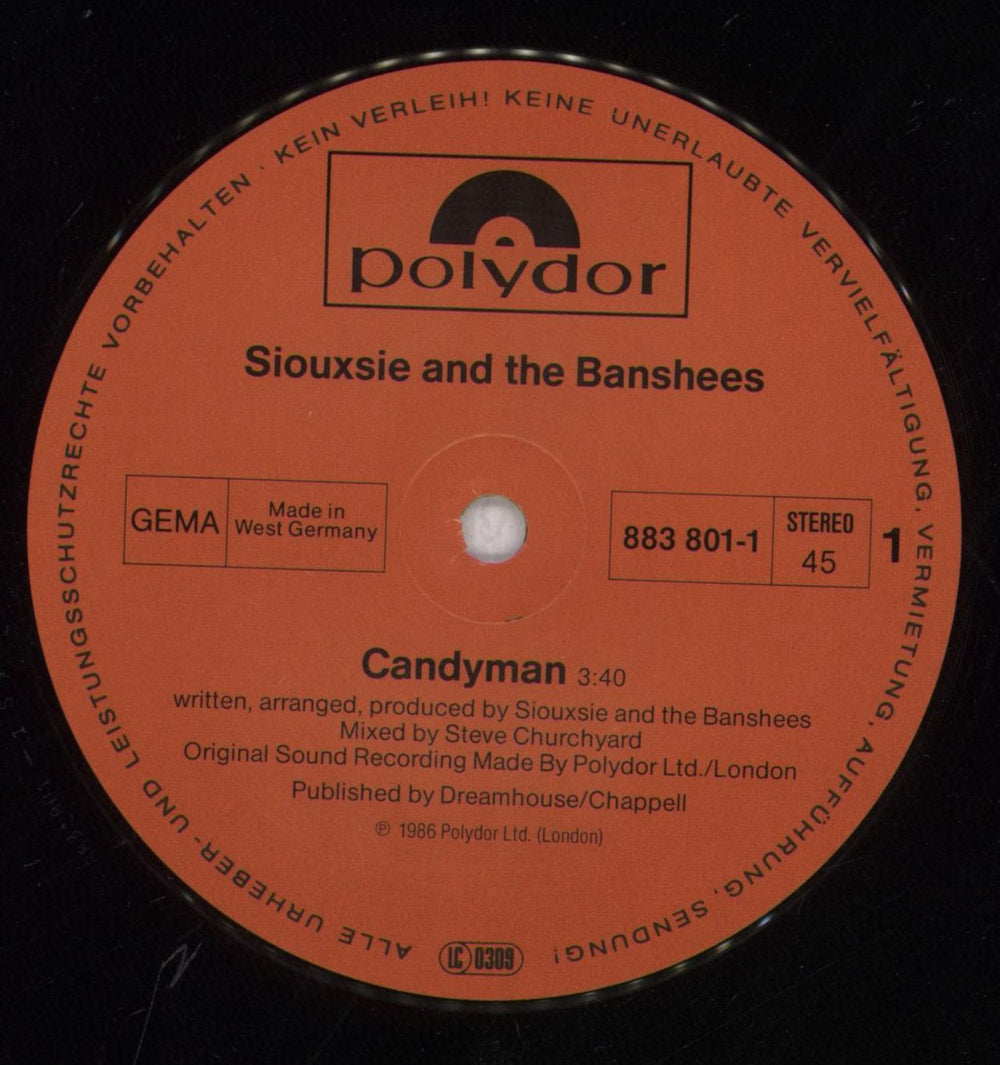 Siouxsie & The Banshees Candyman German 12" vinyl single (12 inch record / Maxi-single) SIO12CA845757