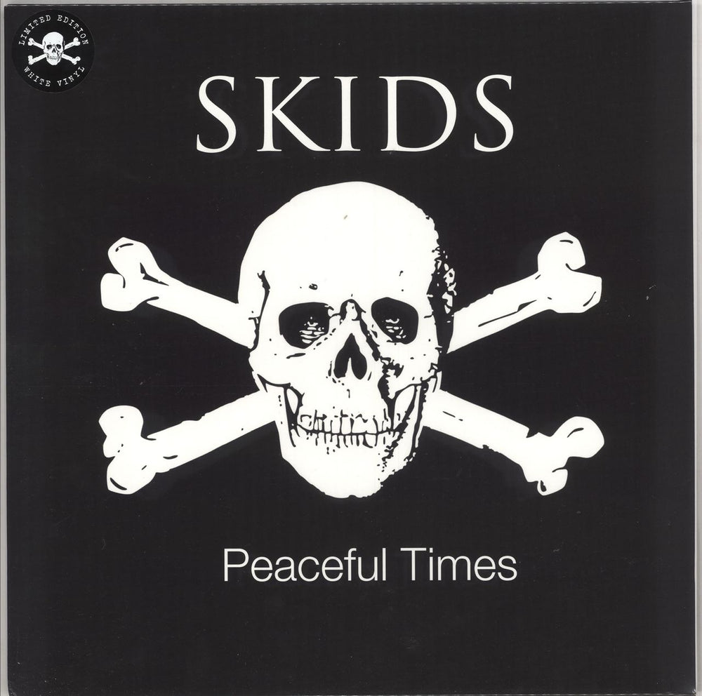 Skids Peaceful Times - White Vinyl - Sealed UK vinyl LP album (LP record) NB5LP