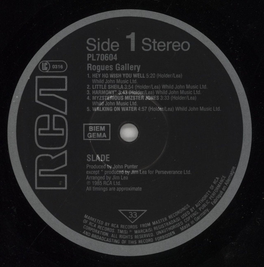 Slade Rogues Gallery - Shrink German vinyl LP album (LP record) SDELPRO857868