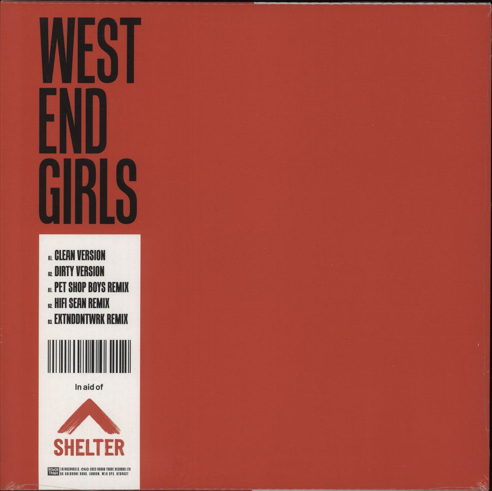 Sleaford Mods West End Girls + Opened Shrinkwrap UK 12" vinyl single (12 inch record / Maxi-single) 191402046212