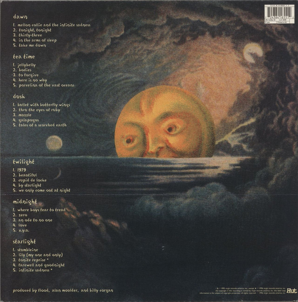 Smashing Pumpkins Mellon Collie And The Infinite Sadness - 1st - Numbered UK 3-LP vinyl record set (Triple LP Album) 724384165512