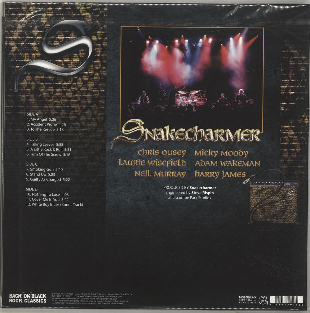 Snakecharmer Snakecharmer - 180gm Blue Vinyl UK 2-LP vinyl record set (Double LP Album)