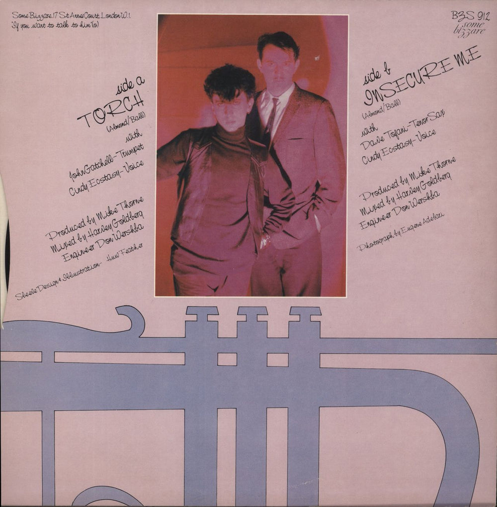 Soft Cell Torch UK 12" vinyl single (12 inch record / Maxi-single)